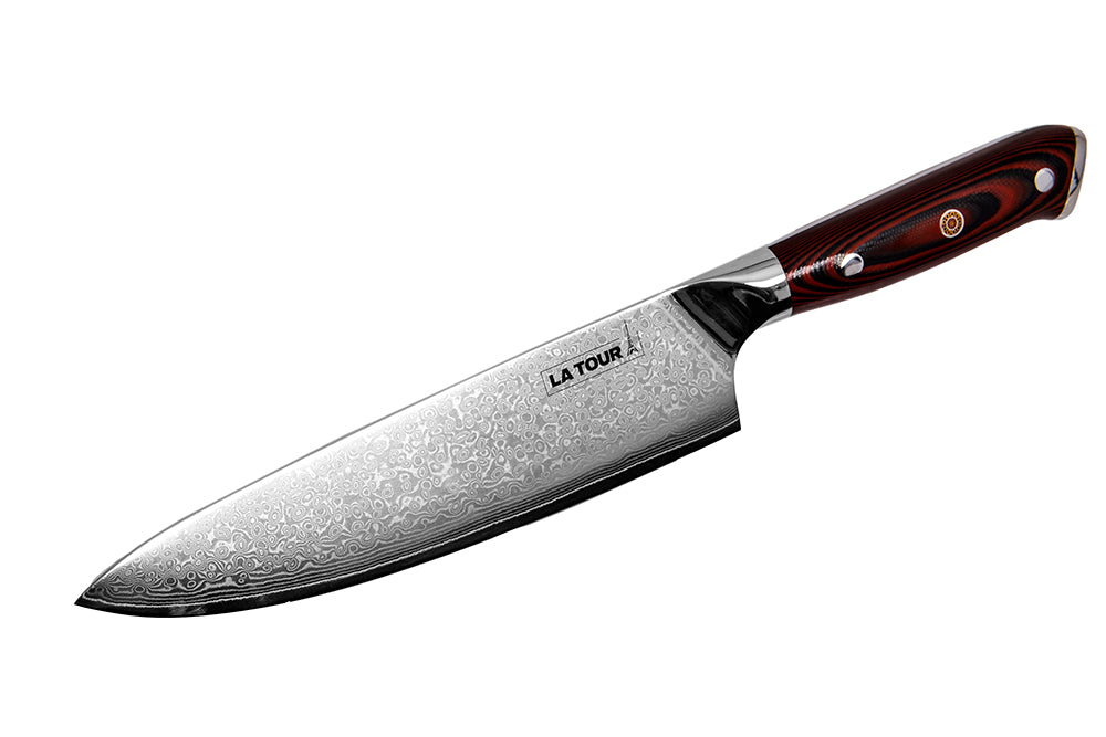 Faca Texas Damasco - Aço 9Cr18 - 67 Layers