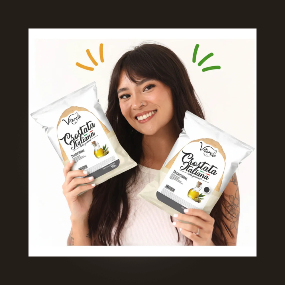 Crostata Italiana 165g Tradicional Artesanal Sabor Limão e Pimenta