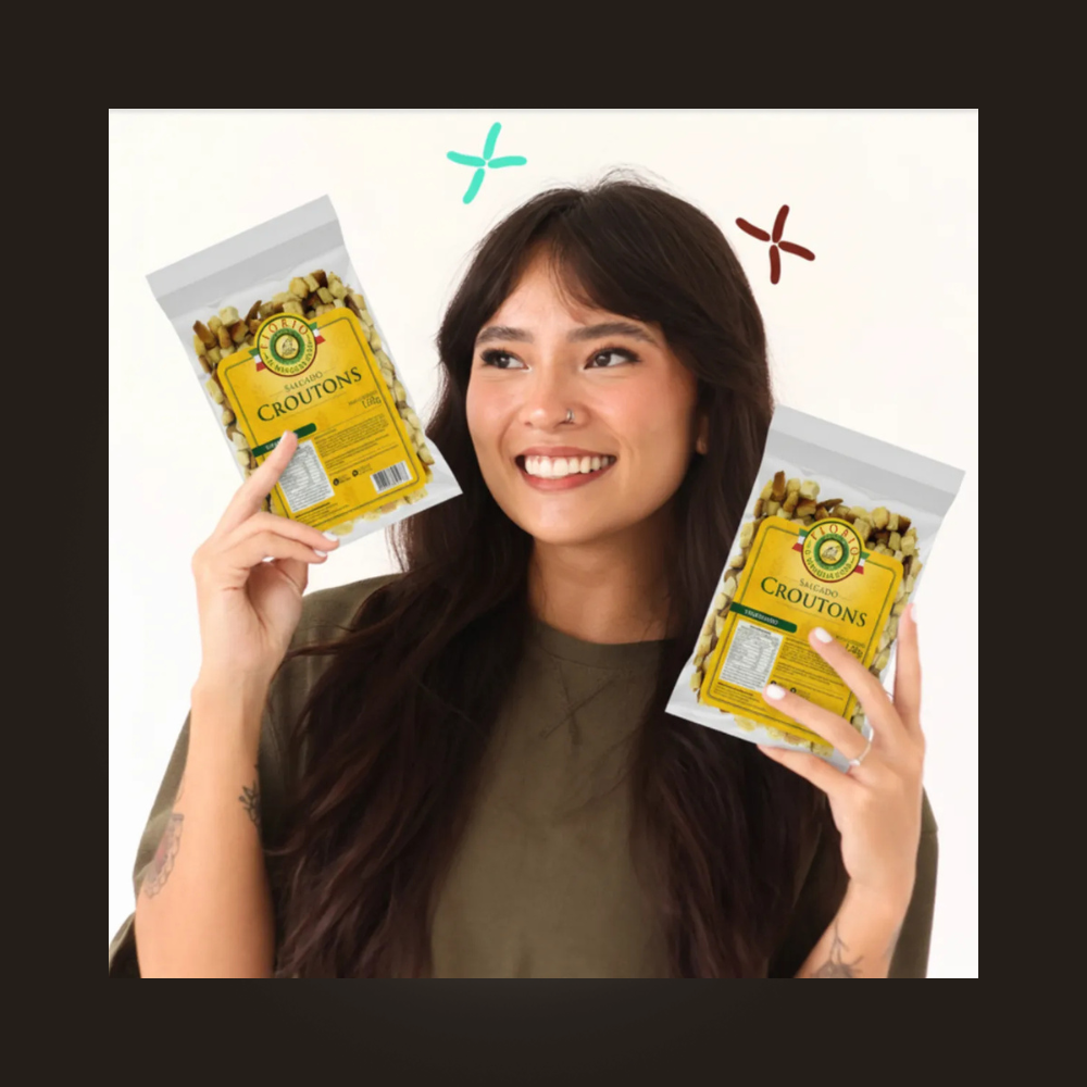 Crouton Temperado Florio Crocante Artesanal Premium