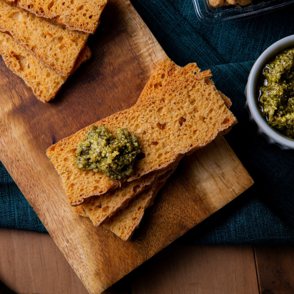 Tostata Florio 180g Artesanal Crocante Sabor Rosmarino