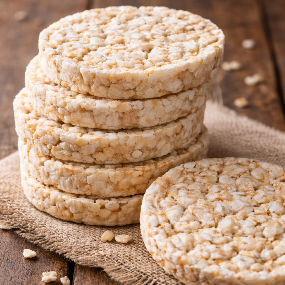 Bolacha De Arroz Organica Biscoito Integral (Sem Glúten) Sabor Gergilim