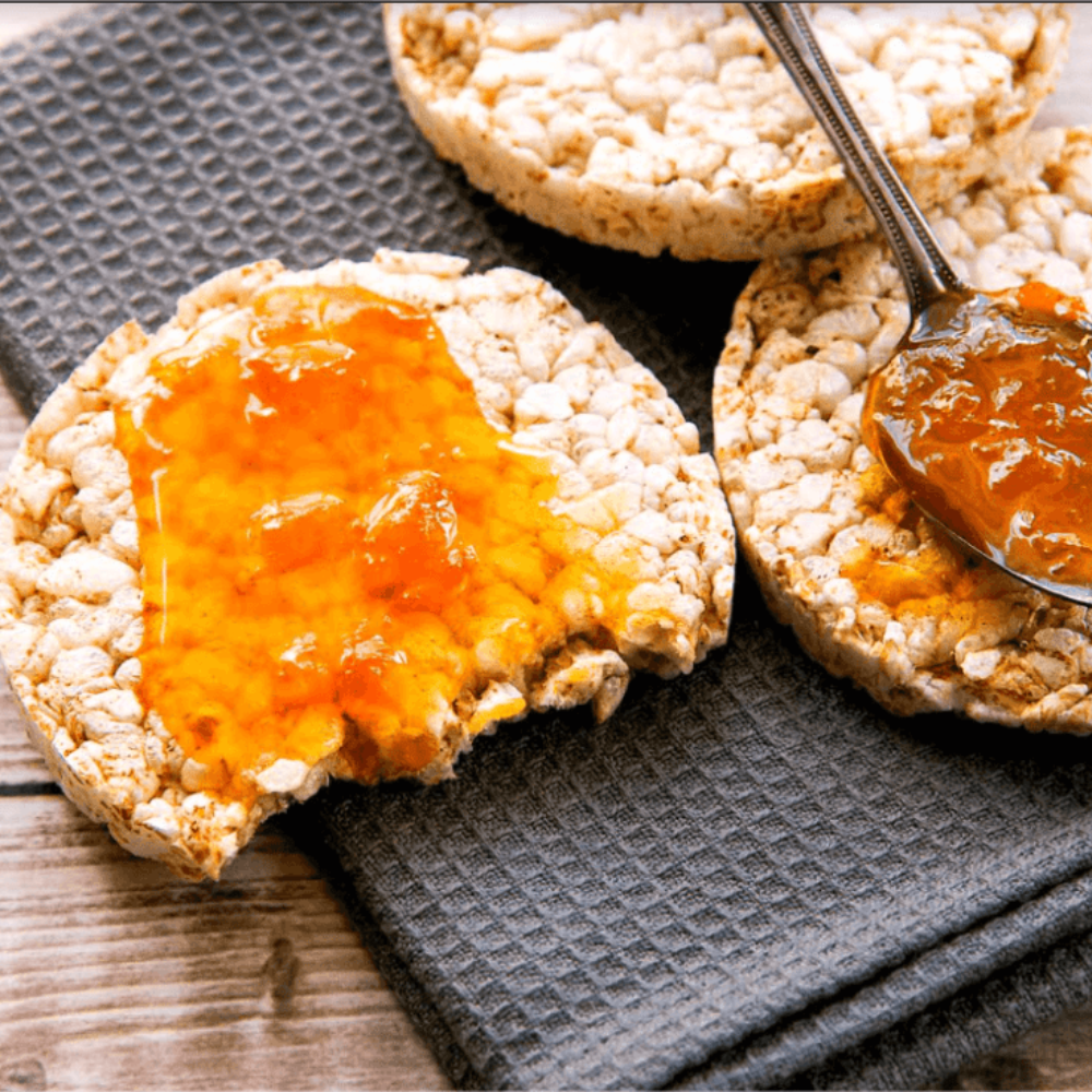 Bolacha De Arroz Organica Biscoito Integral (Sem Glúten) Sabor Linhaça