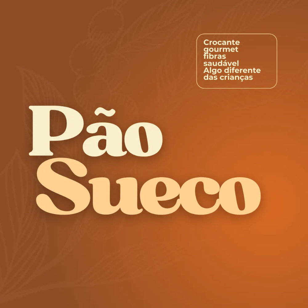 Pão Sueco Orgânico Fibras Proteínas Crocante Leve Sabor Linhaça
