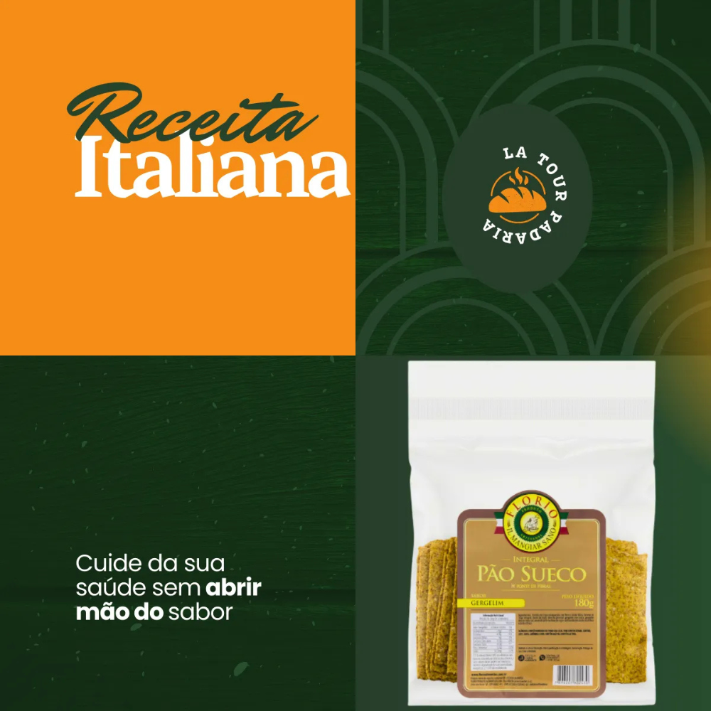 Pão Sueco Orgânico Fibras Proteínas Crocante Leve Sabor Multigrãos