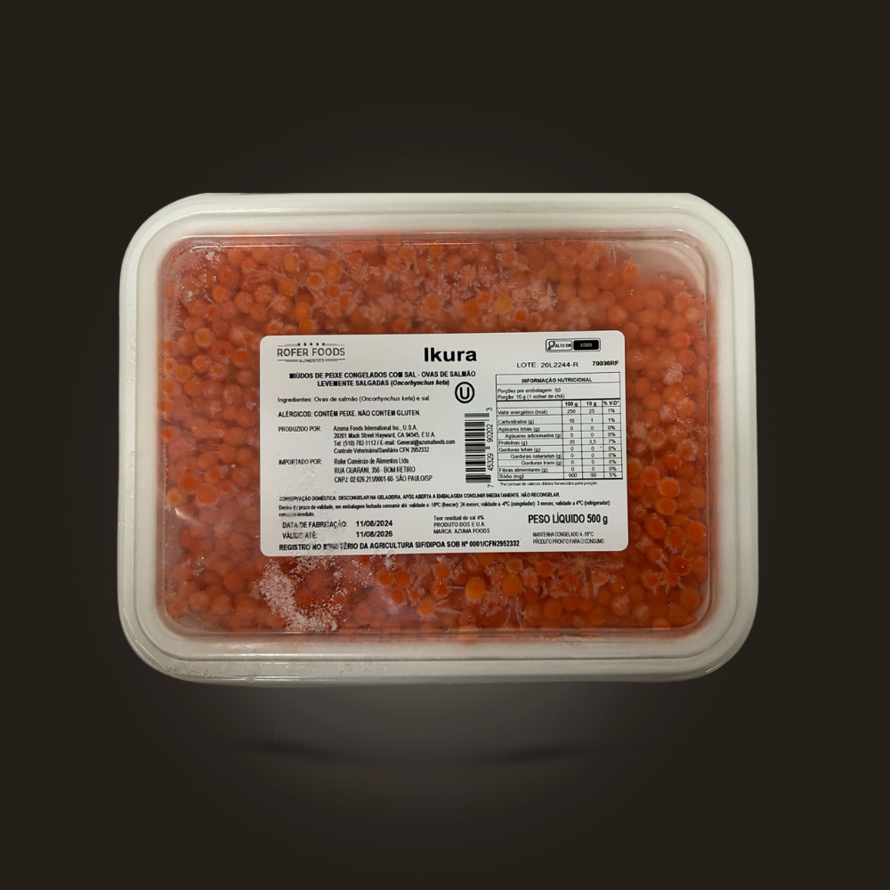 Ikura Chum #1 Azuma Foods Alaska EUA pote 500g