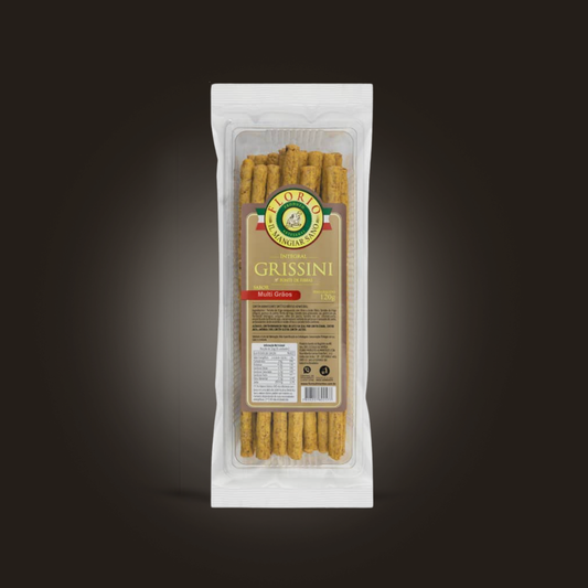 Grissini Florio Integral Natural 120g Receita Italiana Sabor Multi Grãos