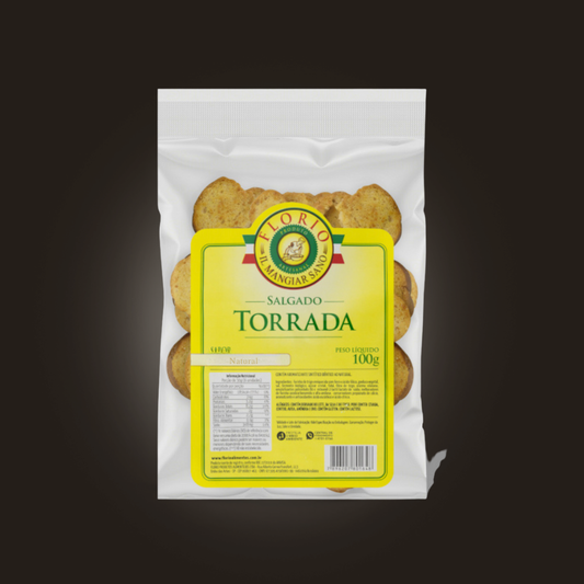 Torrada Florio Natural Tradicional Crocante Não Esfarela