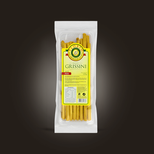 Grissini Florio Natural 120g Receita Italiana Sabor Pizza