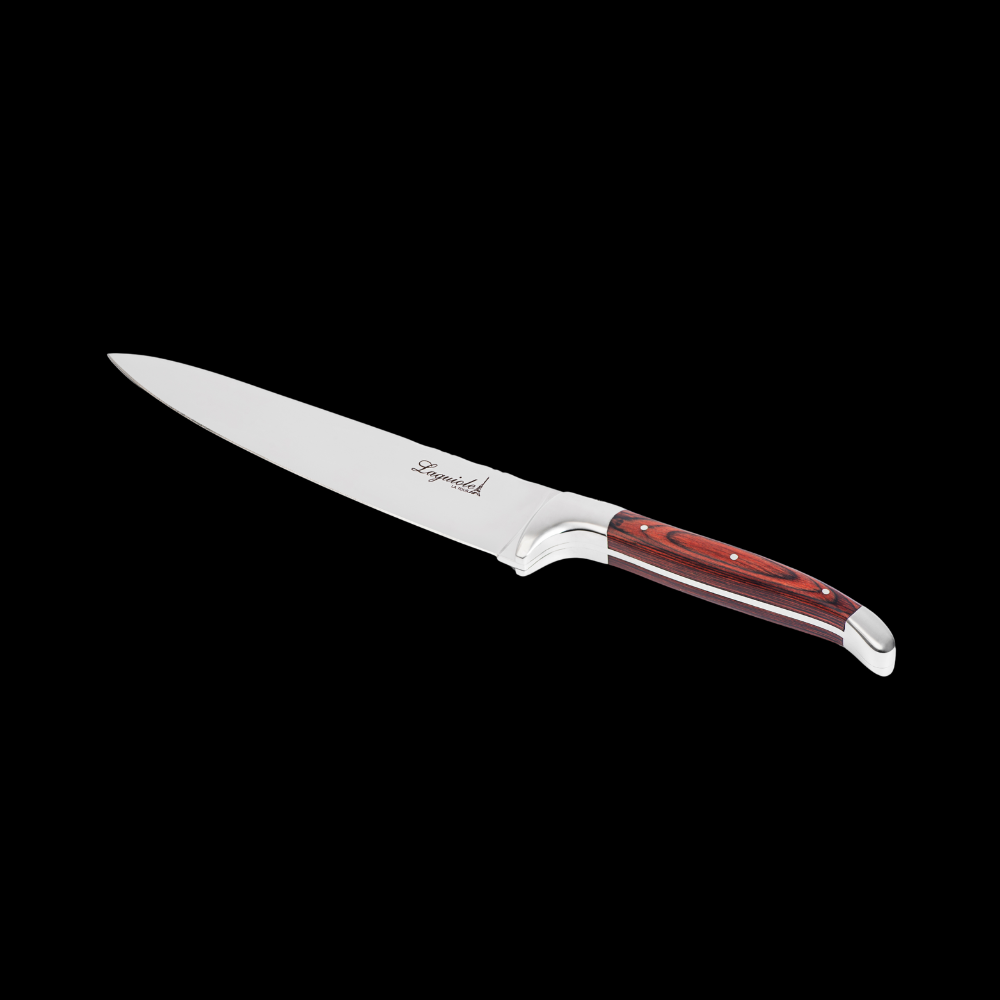 Faca Do Chef Ultra Premium Laguiole Aço Inox E Cabo de Madeira